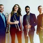 The Westerlies will perform with the Gravitas Quartet on Monday, with Riley Mulherkar and Chloe Rowlands on trumpet, and Andy Clausen and Willem de Koch on trombone.