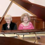 Penny Hall and Anna Nichols will present “Four-handed Piano Praise” at First Presbyterian Church of Port Angeles on Sunday afternoon.