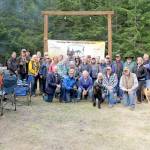 Photos by Karen Griffiths

 

Cutline: Members of the Peninsula Chapter of Back Country Horseman gathered for at Miller Peninsula State Park for a pre-ride breakfast before hitting the trails for its annual Rhody Ride. The state’s official flower, the pink flowered Pacific Rhododendron, R. macrophyllum, was in full bloom.