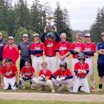 Local 155 is the Olympic Junior Babe Ruth champion. From left, back row, are coach Kelly Perry, coach Travis Waddell, coach Mike Mudd, Ian Smithson, Chris Jaynes, Brandt Perry, Jaron Tolliver, Bryce Deleon and coach Jackson Alvord. From left, front row, are Isaac Charles, Felix Gonzales, Carson Waddell, Alik Ross and Ethan Barbre. Not pictured is coach Seth Scofield. (Courtesy photo)
