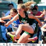 Michael Dashiell/Olympic Peninsula News Group
Millie Long won a state championship in the 300 hurdles for Port Angeles High School.
Millie Long won a state championship in the 300 hurdles for Port Angeles High School. (Michael Dashiell/Olympic Peninsula News Group)