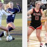 Millie Long was an all-North and all-NWAC performer in both soccer and basketball for the Peninsula Pirates. This follows a hugely successful career at Port Angeles High School in soccer, basketball and track. (Keith Thorpe/Peninsula Daily News)