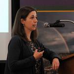 Dr. Molly Martin, Jamestown SKlallam Tribes Healing Clinic executive director, speaks to a crowd at the Sequim-Dungeness Valley Chamber of Commerces luncheon on June 27. We know from what weve been doing so far, recovery is possible, Martin said. And we are absolutely here to help. If there is anyone who needs our services, please tell them to seek us out. (Matthew Nash/Olympic Peninsula News Group)