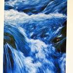 Rushing Water appears in Outside In, the show on view now at Northwind Arts Jeanette Best Gallery in Port Townsend. (photo by Brian Goodman)