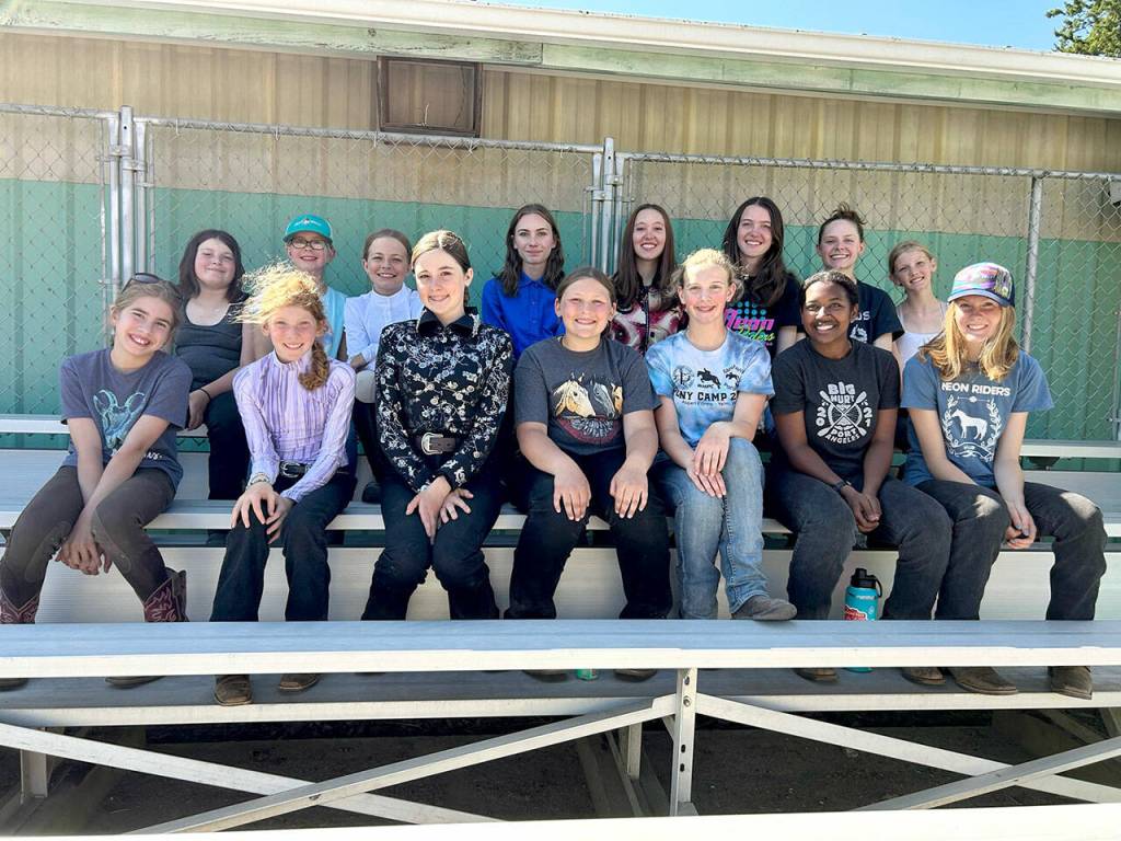 4-H participants were provided an overview of what to expect prior to competing in the 4-H pre-fair show at Clallam County Fairgrounds July 7-9. (Photo by Paisley Morris)