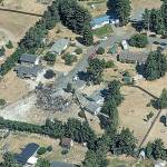 June Place is seen from the air as Cenk Özer, who runs the flight school Anatolian Eagle Flight Academy in Sequim, surveyed the area. (Cenk Özer)