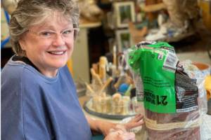 Terri Enck’s ceramics will be featured at Harbor Art Gallery throughout the month of August. (HARBOR ART GALLERY)