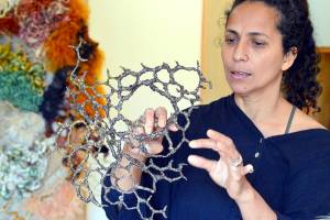 Tininha Silva is one of a trio of women unveiling their fiber artwork in The Fiber of Our Being, the new show opening this week in Port Townsend. (Diane Urbani de la Paz/Northwind Art)