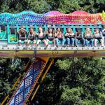 Carnival-goers take a spin through the air on the Ali Baba amusement ride at the Clallam County Fair in Port Angeles on Friday. (KEITH THORPE/PENINSULA DAILY NEWS)
