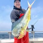 Wade La Fontaine caught this state-record 21-pound, mahi mahi or dorado while charter fishing off Westport on Aug. 25.