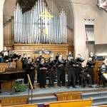Sarah Moran rehearses the Community Chorus of Port Townsend and East Jefferson County in fall 2022.  Submitted photo