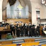 Sarah Moran rehearses the Community Chorus of Port Townsend and East Jefferson County in fall 2022.