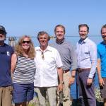 Pictured, left to right, are: Keith Dahlin, Erika Hanson-Dahlin, Bruce DEliscu, Don Ayres IV, Cory Irwin and Eric Lesch.