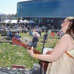 KEITH THORPE/PENINSULA DAILY NEWS
Jess Doenges of the Olympic Peninsula-based Bread and Gravy performs at Jammin' in the Park on Saturday at Pebble Beach Park in Port Angeles. The event, hosted by Nor'Wester Rotary and Koenig Subaru, featured an afternoon of music, food and childrens activities.