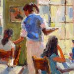 Jeanne Edwards of Port Angeles Geraldines is part of the Artist Showcase exhibition at Port Townsends Jeanette Best Gallery. The Showcase program has been updated to accommodate more artists in 2024. (Northwind Art)