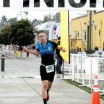 KEITH THORPE/PENINSULA DAILY NEWS Ironman Troy Treaccar of Port Angeles finishes first in Saturdays Big Hurt.