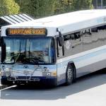 KEITH THORPE/PENINSULA DAILY NEWS
A Clallam Transit bus destined for Hurricane Ridge in Olympic National Park prepares to depart The Gateway transit center in downtown Port Angeles on Tuesday.