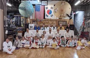 The White Crane Martial Arts summer class after its black belt test last week. (White Crane Martial Arts)