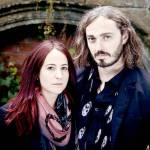 The Black Feathers, made up of Ray Hughes and Sian Chandler.