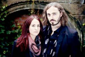 The Black Feathers, made up of Ray Hughes and Sian Chandler.