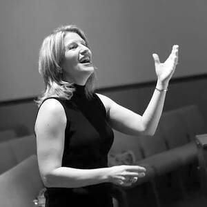 Laurie de Leonne, artistic director of RainShadow Chorale, will direct concerts on Friday and Saturday.