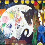 This painting by Suzanne Lamon will be among those at Aurora Gallery.