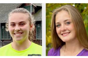 Port Angeles Kennedy Rognlien, left, and Sequims Kalli Grove, right.