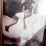 Marilyn Lewis as a small child.