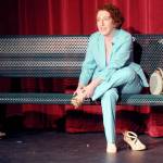 Susan Cates plays the role of Ariel during a rehearsal on Tuesday of Ethel Mermaid and the Varying Degrees of Evil. (Keith Thorpe/Peninsula Daily News)