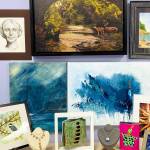 The Port Ludlow Art League's artists of the month for January at the league's board of directors. Work will be on view that month at Sound Community Bank and online at www.portludlowrt.org.