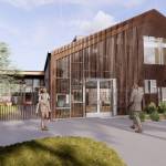 Graphic courtesy of North Olympic Library System / The Outdoor Play Area at the soon-to-be-renovated Sequim Library — accessed through a gate on the building’s east side and the interior Children’s
Area — will be named in memory of Dorothy DeLand.