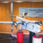 This model airplane currently on display at the Sequim Museum has a wingspan of almost 10 feet.