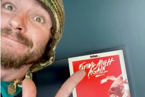 Professional snowboarder Jason Robinson will introduce the snowboarding film Flying High Again at the Field Arts & Events Hall tonight. (Courtesy photo)