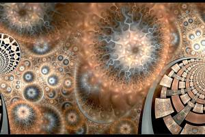 Cory Ench's fractal art will be on display at Studio Bob's.