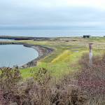 The site of the former Rayonier mill in Port Angeles, shown on Tuesday, awaits completion of environmental cleanup almost 27 years after the last roll of pulp rolled off the line. (Keith Thorpe/Peninsula Daily News)
