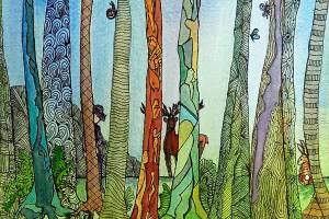 In Praise of Trees is on view at the Bay Club.