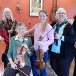 Members of the Port Townsend Symphony Orchestra Chamber Music Series include, from left to right, Pamela Roberts, Anne Krabill, Kristin Smith, Marina Rosenquist, Marie Meyers and Sung-Ling Hsu.
