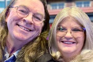 Verna and Bob Allen have opened All About Here Souvenirs and Gifts selling handmade souvenirs and gifts that capture the essence of the North Olympic Peninsula.