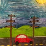 Slug Bug by Sparrow Frye of Sequim was selected first in the Youth Art 10-13 division in the 2024 Tidepools Magazine contest. (Tidepools Magazine)