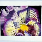 Fancy Pants is a silk painting by Port Angeles artist Evette Allerdings.