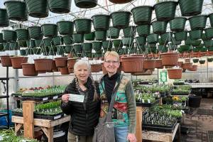 Pictured are Susan Hillgren, on left, and Emily Murphy.
