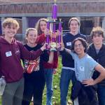 From left to right are Indigo Gould, Hazel Windstorm, Eli Hill, Stuart Dow, Mateu Yearian and Hugh Wentzel.