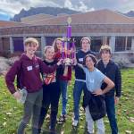 From left to right are Indigo Gould, Hazel Windstorm, Eli Hill, Stuart Dow, Mateu Yearian and Hugh Wentzel.