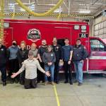 Back row, from left to right, are Chris Moore, Colleen OBrien, Jade Rollins, Kate Strean, Elijah Avery, Cory Morgan, Aiden Albers and Tim Manly. Front row, from left to right, are Ken Brotherton and Tammy Ridgway.