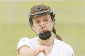 Mia Kirner, Sequim softball second baseman, had six hits over two games this weekend. (Michael Dashiell/Olympic Peninsula News Group)