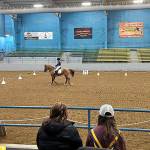 Photo by Katie Newton

By the end of meet three, Sequim High School Senior Sydney Hutton’s multiple wins included Gold in Jumping, Silver in Saddle Seat, Bronze in Dressage.