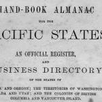the Hand-Book Almanac of the Pacific States
