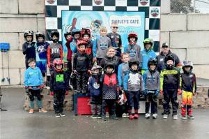 More than 100 riders came out and enjoyed the Lincoln Park BMX track Sunday as the track also hosted boys and girls clinics put on by BMX elite champion rider Olivia Armstrong from Bend, Ore. A total of 106 riders in 26 motos raced after the clinics. Lincoln Park BMX is hosting a variety of events all spring and summer. For more information, go to www.LPBMX.com. (Courtesy of Lincoln Park BMX)