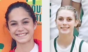 From left, Clare Turella, Sequim, and Teanna Clark, Port Angeles.