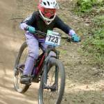 Annabelle Moore of North Bend competes in the girls 10 and under category at the Northwest Cup races in Port Angeles on Sunday. (Dave Logan/for Peninsula Daily News)